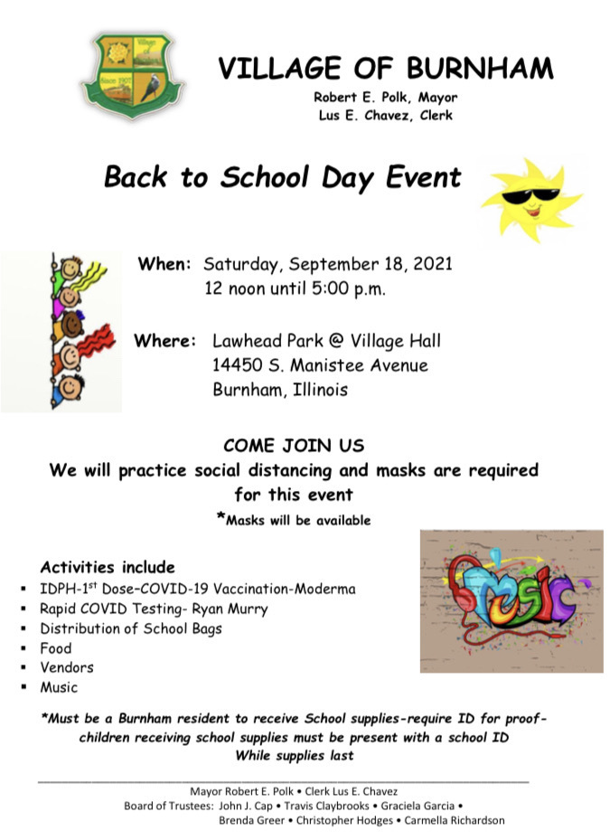 Back to School Event
