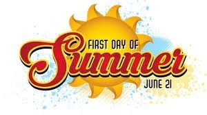 June 21 First day of summer 